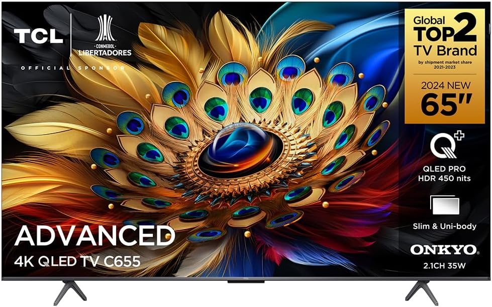 Televisao Tcl 65c655 Smart 65 Polegadas Qled 4k - 