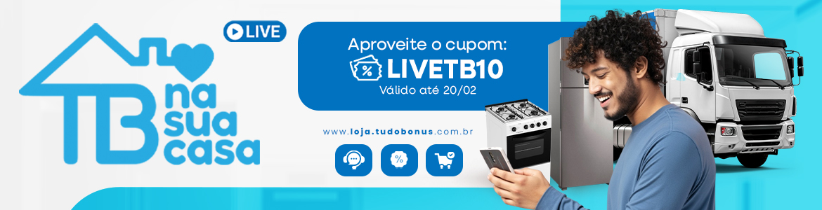 Live TB Na Sua Casa - com Cupom